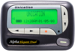 Unication_Alpha-Elegant-Dual pager